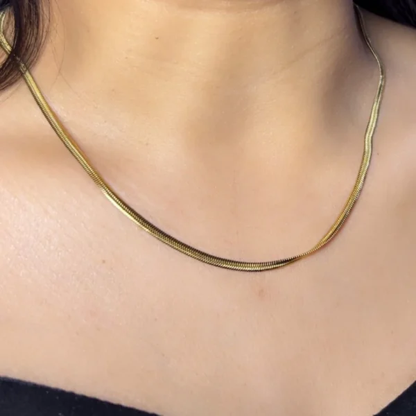 Sleek Snake Chain Necklace - Image 2