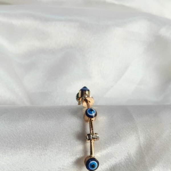 Evil Eye Bracelet – Gold-Plated Protective Charm Jewelry - Image 2