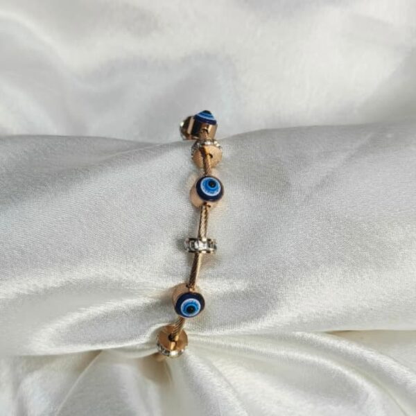 Evil Eye Bracelet – Gold-Plated Protective Charm Jewelry