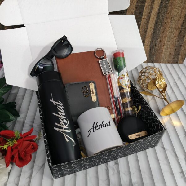 Men’s Hamper 3.0 V2 – Premium Customized Gift Set with Wallet, Bottle, Belt & Accessories - Image 3